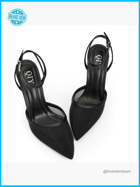 Amazon.com | YSOHPM Women Closed Toe Ankle Strap Heels Women Pumps Pointed Toe Stiletto Wedding Dress
